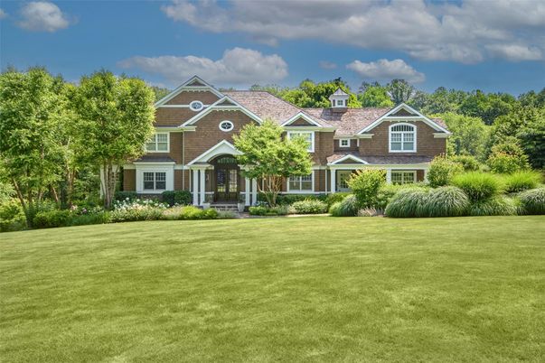 Backyard, Exterior, Facade, Brick Traditional