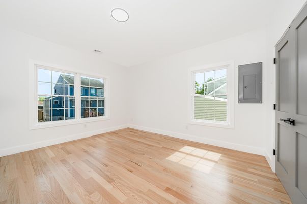 Empty room, Interior, Wood Texture Flooring