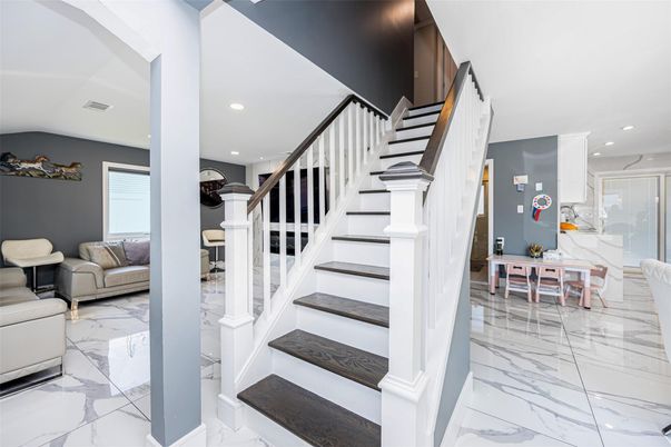 Interior, Marble, Recessed Lighting