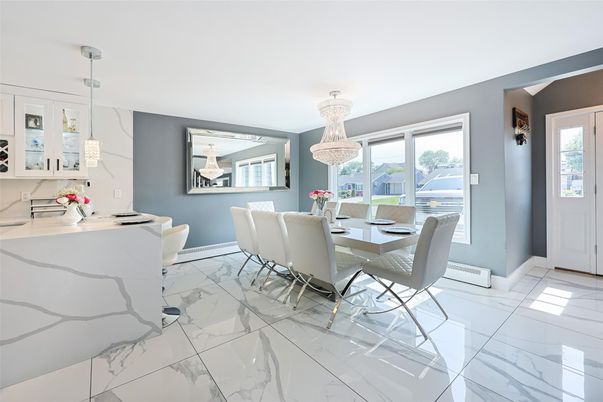 Chandelier, Dining room, Interior, Marble, Pendant Lights