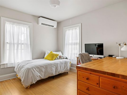 Bedroom, Home Office, Interior, Wood Texture Flooring