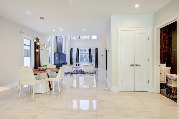 Dining room, Interior, Pendant Lights, Recessed Lighting