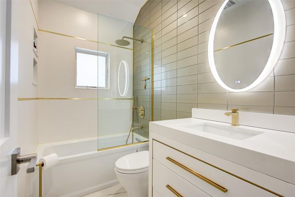 Bathroom, Glass Shower, Interior
