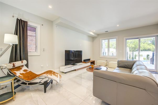 Interior, Living room, Recessed Lighting