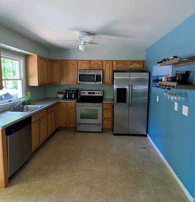 Interior, Kitchen, Stainless Steel Appliances