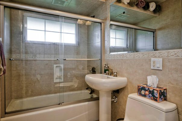 Bathroom, Glass Shower, Interior