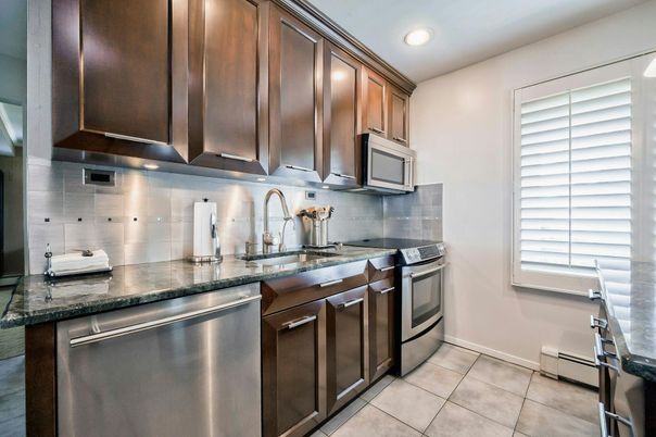 Interior, Kitchen, Recessed Lighting, Stainless Steel Appliances