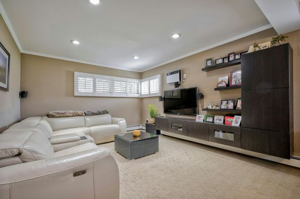 Interior, Living room, Recessed Lighting