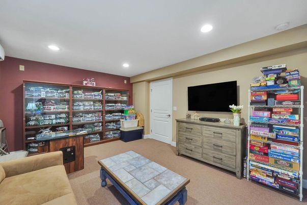 Interior, Living room, Recessed Lighting