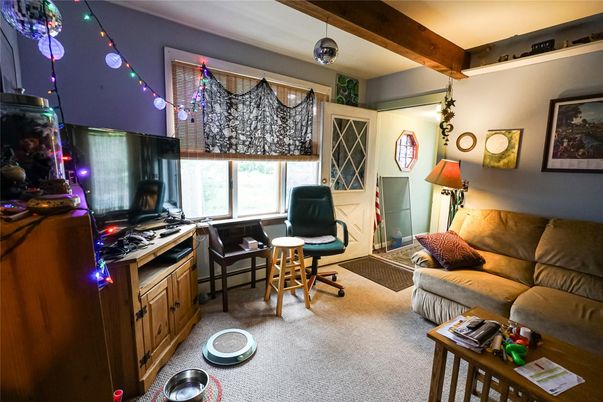 Home Office, Interior, Living room, Wooden Beams