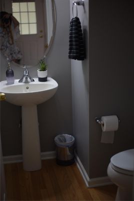 Bathroom, Interior, Wood Texture Flooring