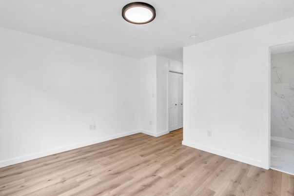 Empty room, Interior, Marble Walls, Wood Texture Flooring