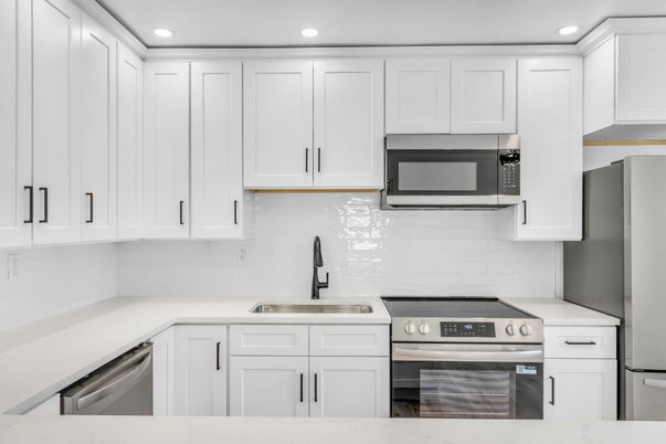 Interior, Kitchen, Recessed Lighting, Stainless Steel Appliances