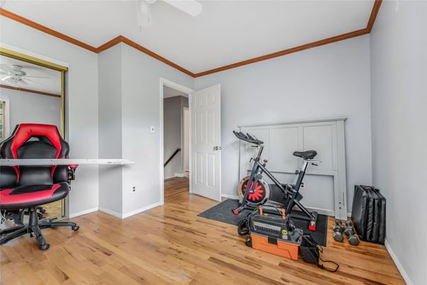 Fitness Equipment, Interior, Wood Texture Flooring
