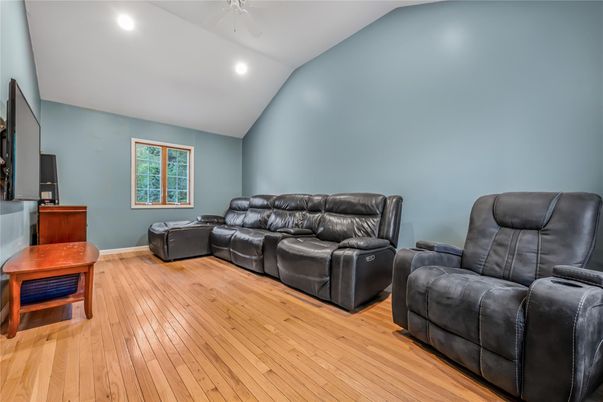 Home Theatre Room, Interior, Recessed Lighting, Theatre Room, Wood Texture Flooring