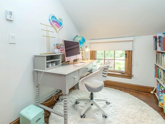 Home Office, Interior, Wood Texture Flooring