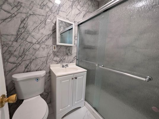 Bathroom, Glass Shower, Interior, Marble, Marble Walls