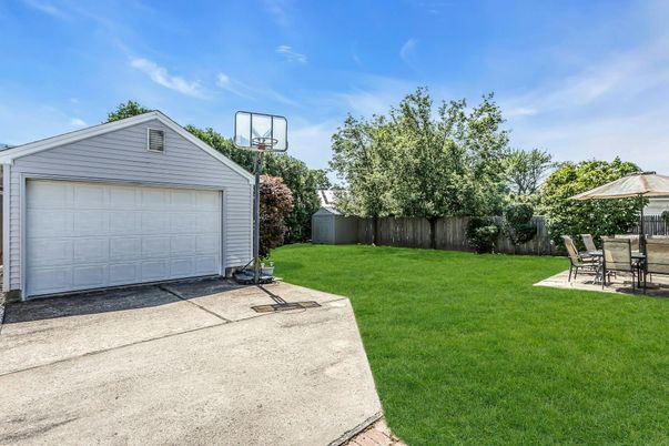 Backyard, Detached Garage, Exterior