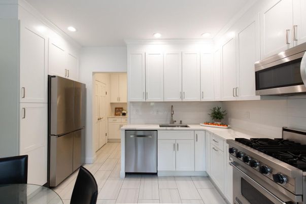 Interior, Kitchen, Recessed Lighting, Stainless Steel Appliances