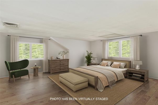 Bedroom, Interior, Wood Texture Flooring