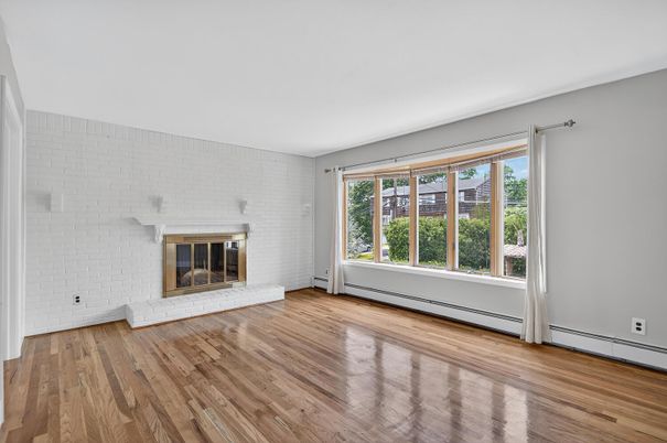 Empty room, Fireplace, Interior, Wood Texture Flooring