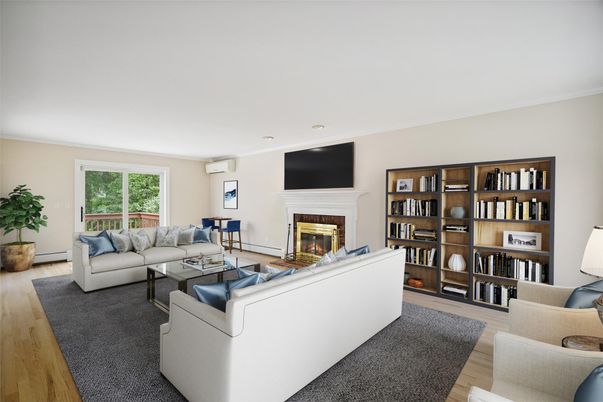 Fireplace, Interior, Living room, Wood Texture Flooring
