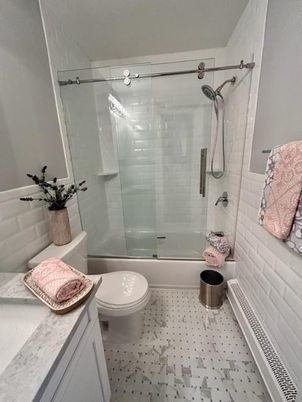 Bathroom, Glass Shower, Interior