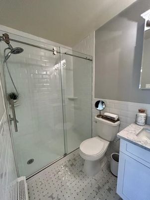 Bathroom, Glass Shower, Interior
