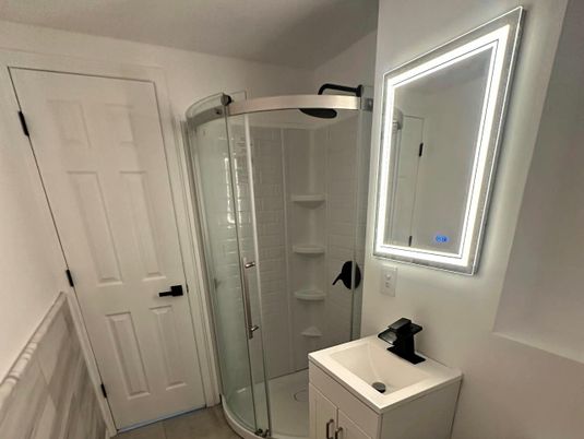 Bathroom, Glass Shower, Interior