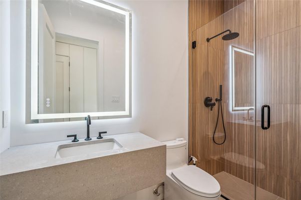 Bathroom, Glass Shower, Interior