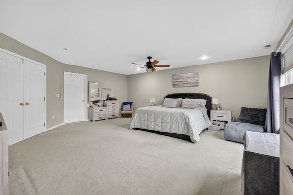 Bedroom, Interior, Recessed Lighting