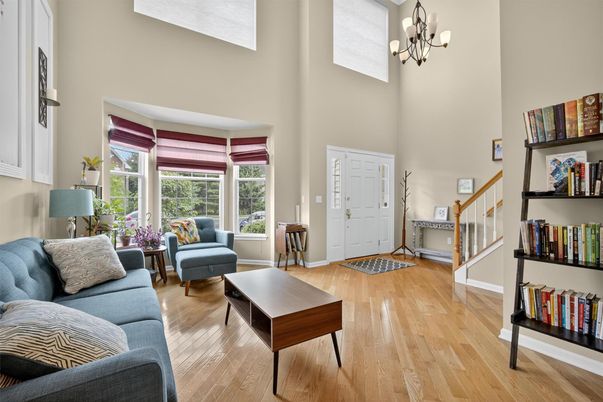 Chandelier, Interior, Living room, Wood Texture Flooring