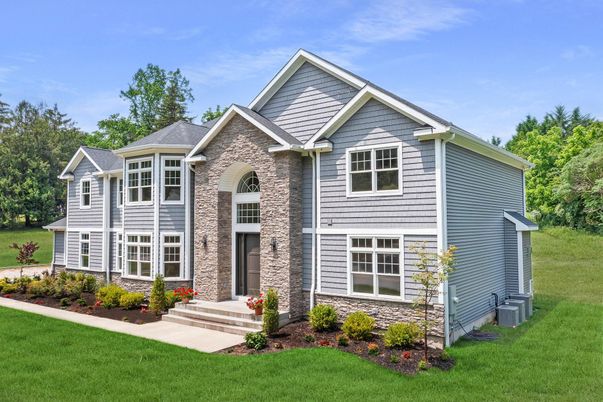 Exterior, Facade, Brick Traditional