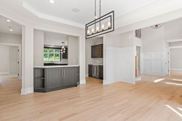 Interior, Pendant Lights, Recessed Lighting, Wood Texture Flooring
