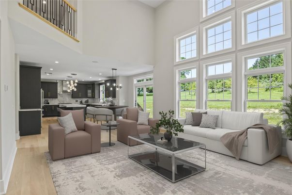 Dining room, Interior, Kitchen, Living room, Pendant Lights, Recessed Lighting, Wood Texture Flooring