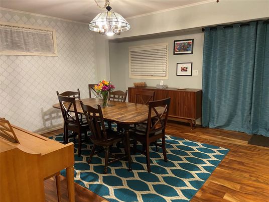 Dining room, Interior, Wood Texture Flooring