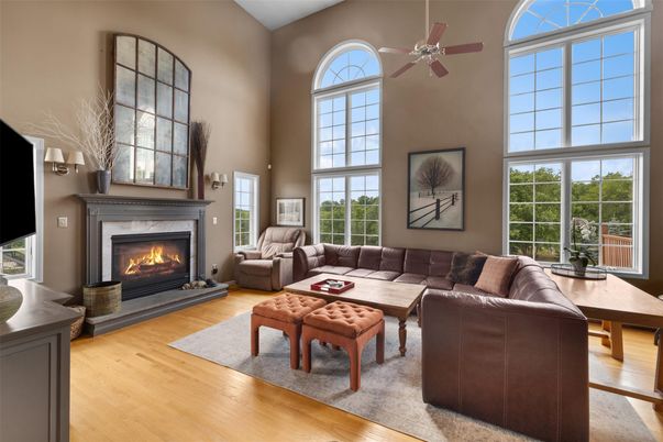Fireplace, Interior, Living room, Wood Texture Flooring
