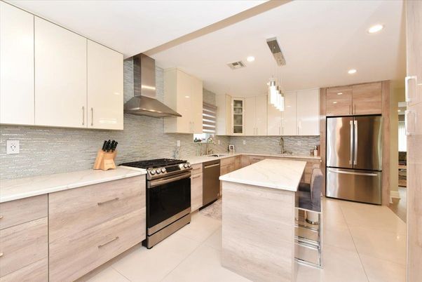 Interior, Kitchen, Recessed Lighting, Stainless Steel Appliances