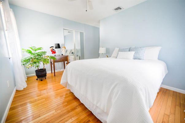 Bedroom, Interior, Wood Texture Flooring