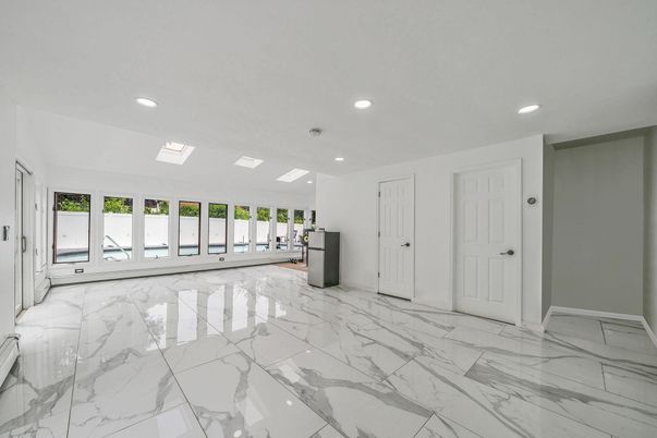 Interior, Marble, Recessed Lighting
