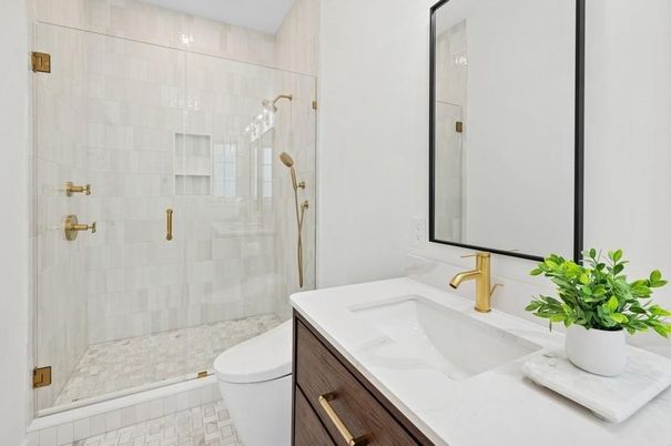 Bathroom, Glass Shower, Interior