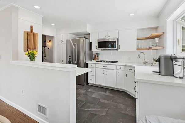 Interior, Kitchen, Recessed Lighting, Stainless Steel Appliances