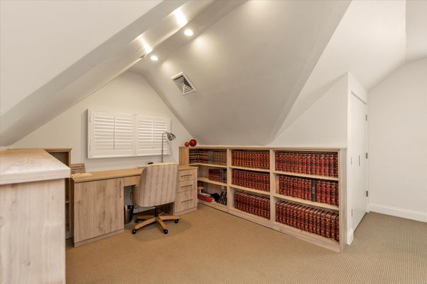 Home Office, Interior, Recessed Lighting