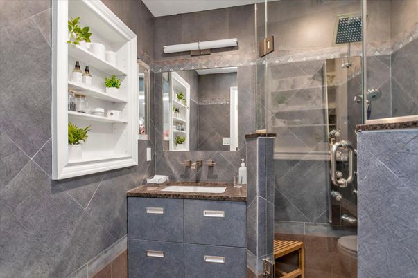 Bathroom, Glass Shower, Interior