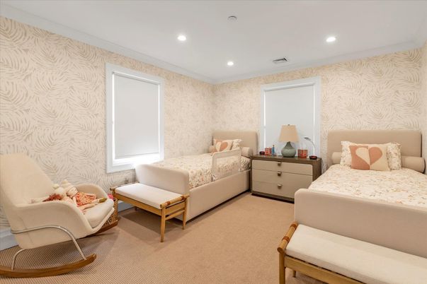 Bedroom, Interior, Recessed Lighting