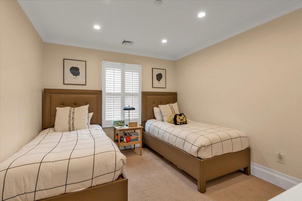 Bedroom, Interior, Recessed Lighting