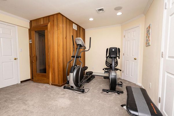Fitness Equipment, Interior, Recessed Lighting