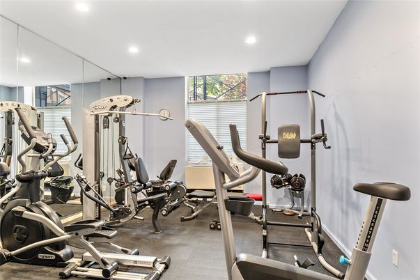Fitness Equipment, Interior, Recessed Lighting