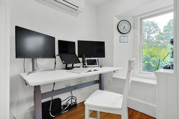 Home Office, Interior, Wood Texture Flooring