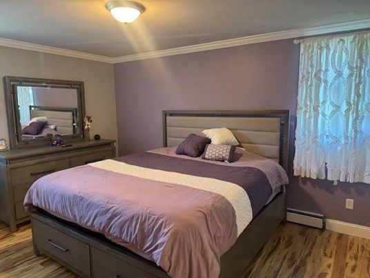 Bedroom, Interior, Wood Texture Flooring